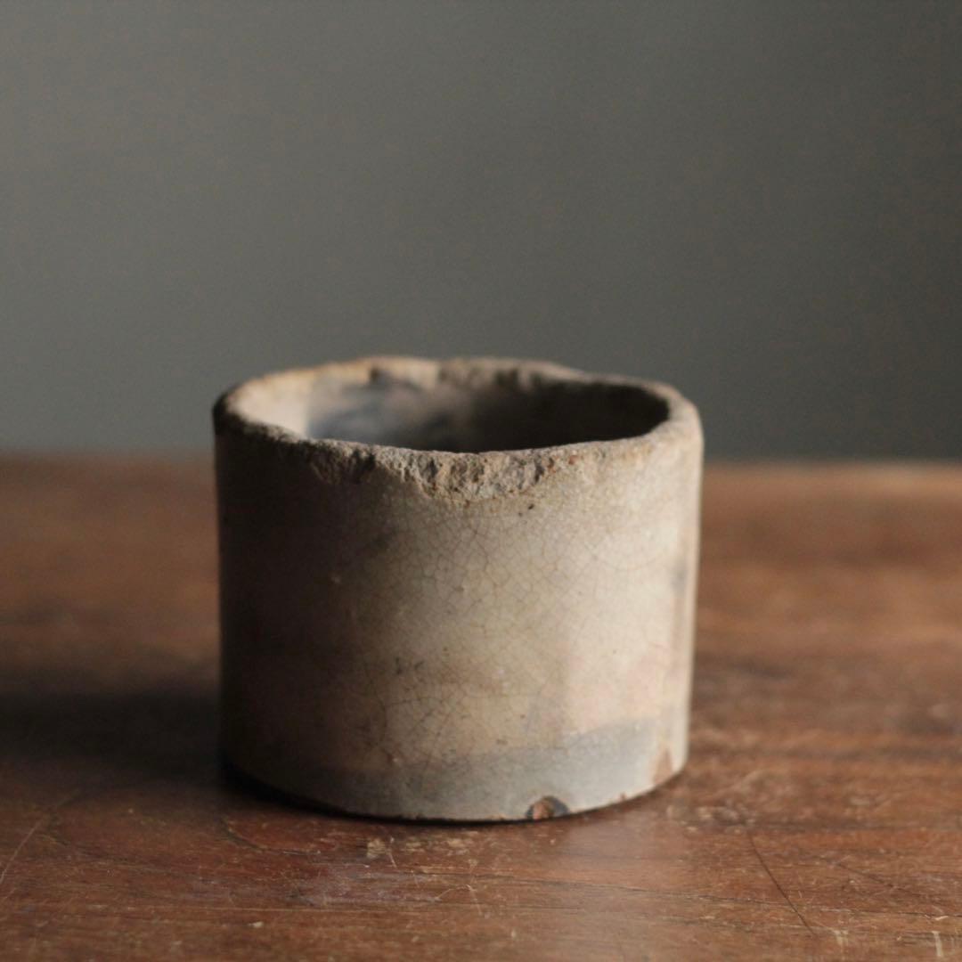 姿の佳い 瀬戸 火入 筒 オブジェ 古美術 古道具 アンティーク