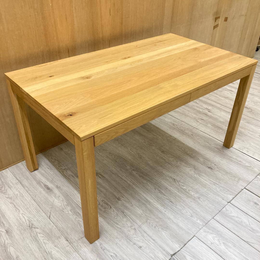 無印良品　ダイニングテーブル　オーク材　天然木　140ｃｍ