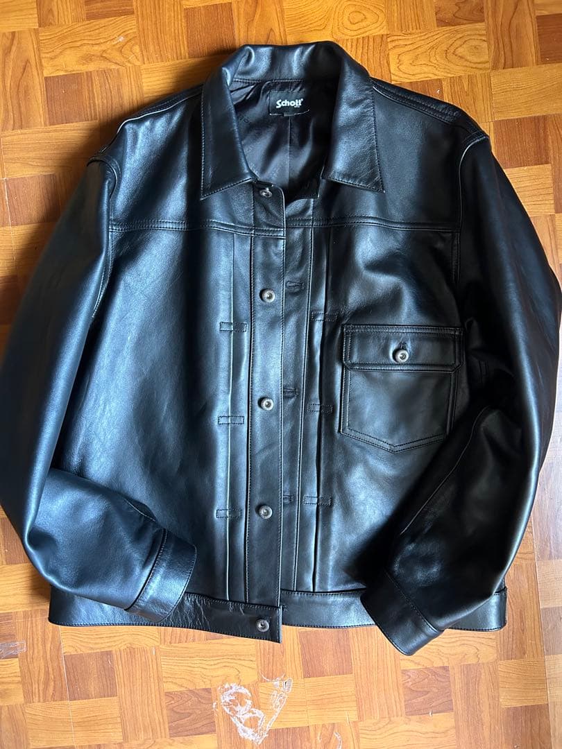 Schott ショット1st T-BACK トラッカージャケット サイズ　L