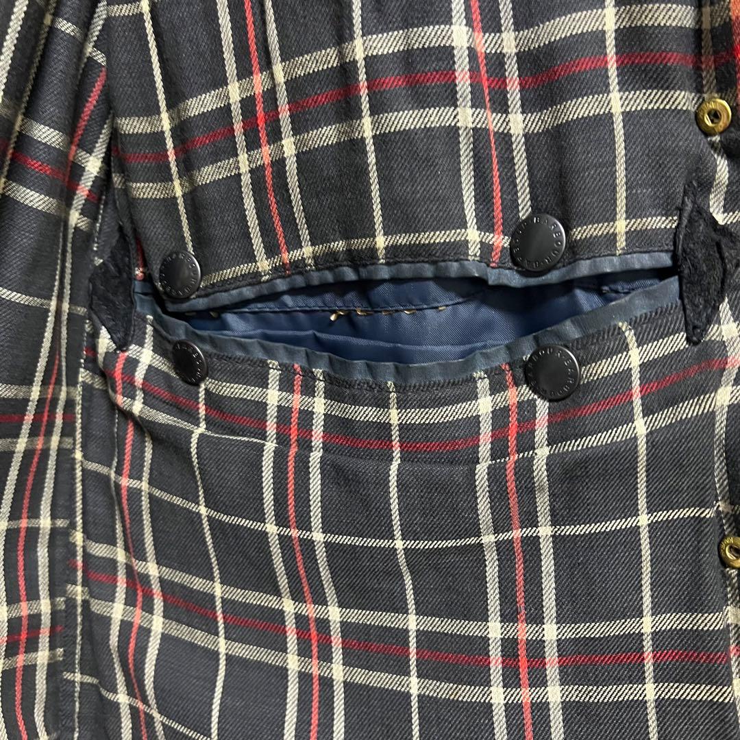 80s バブアー border オイルドジャケット ユーロヴィンテージ