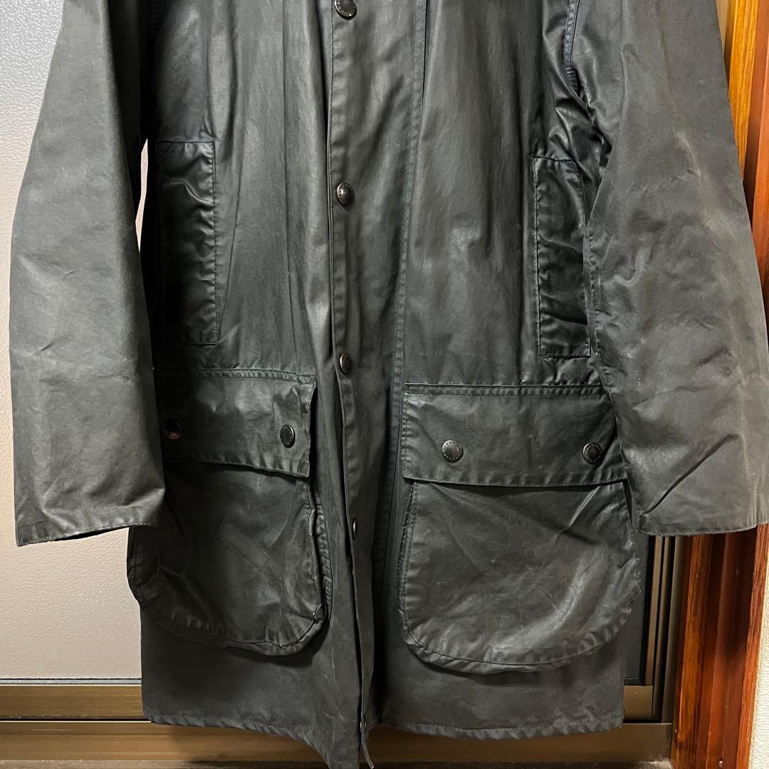 80s バブアー border オイルドジャケット ユーロヴィンテージ