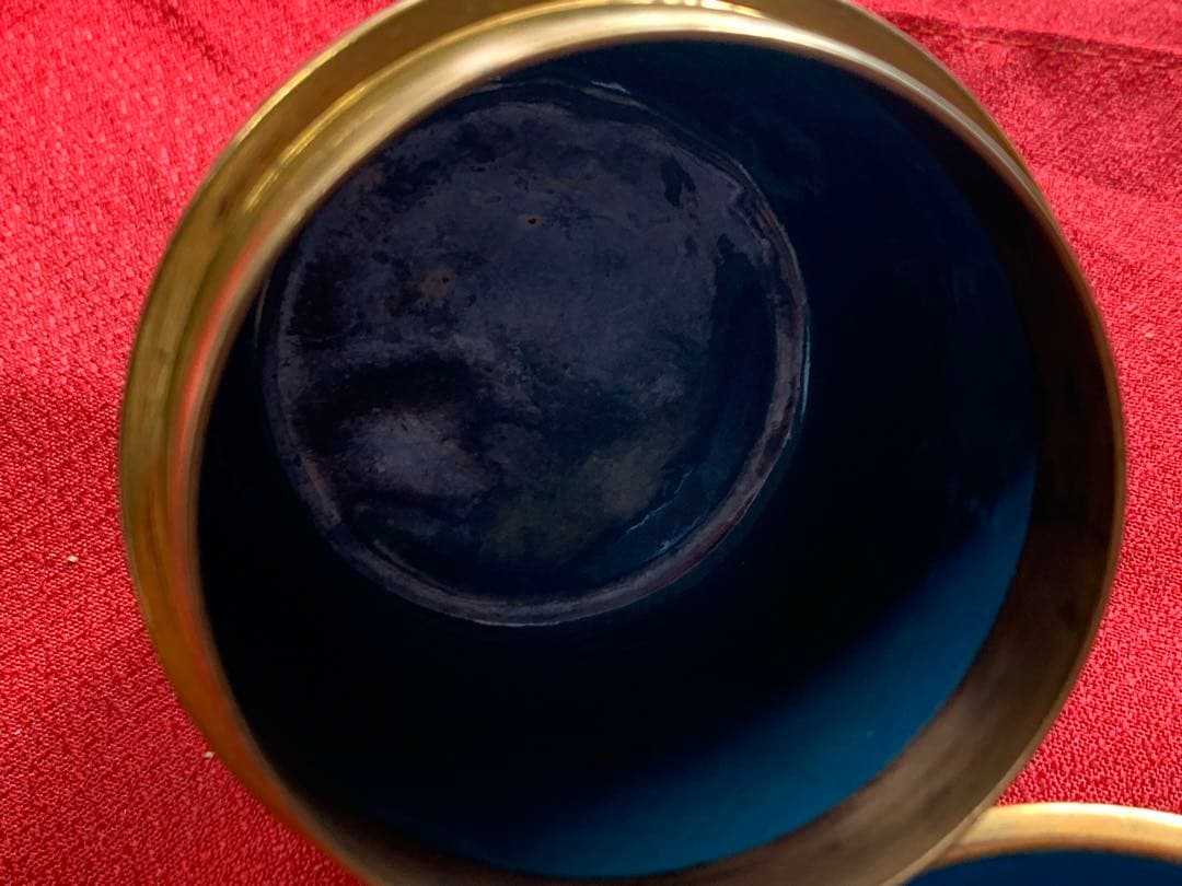 七宝焼棗　景泰藍