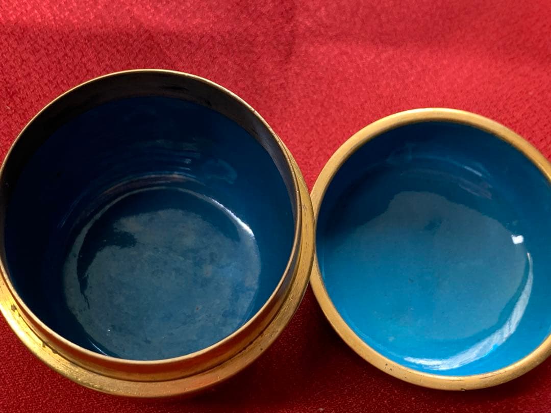 七宝焼棗　景泰藍