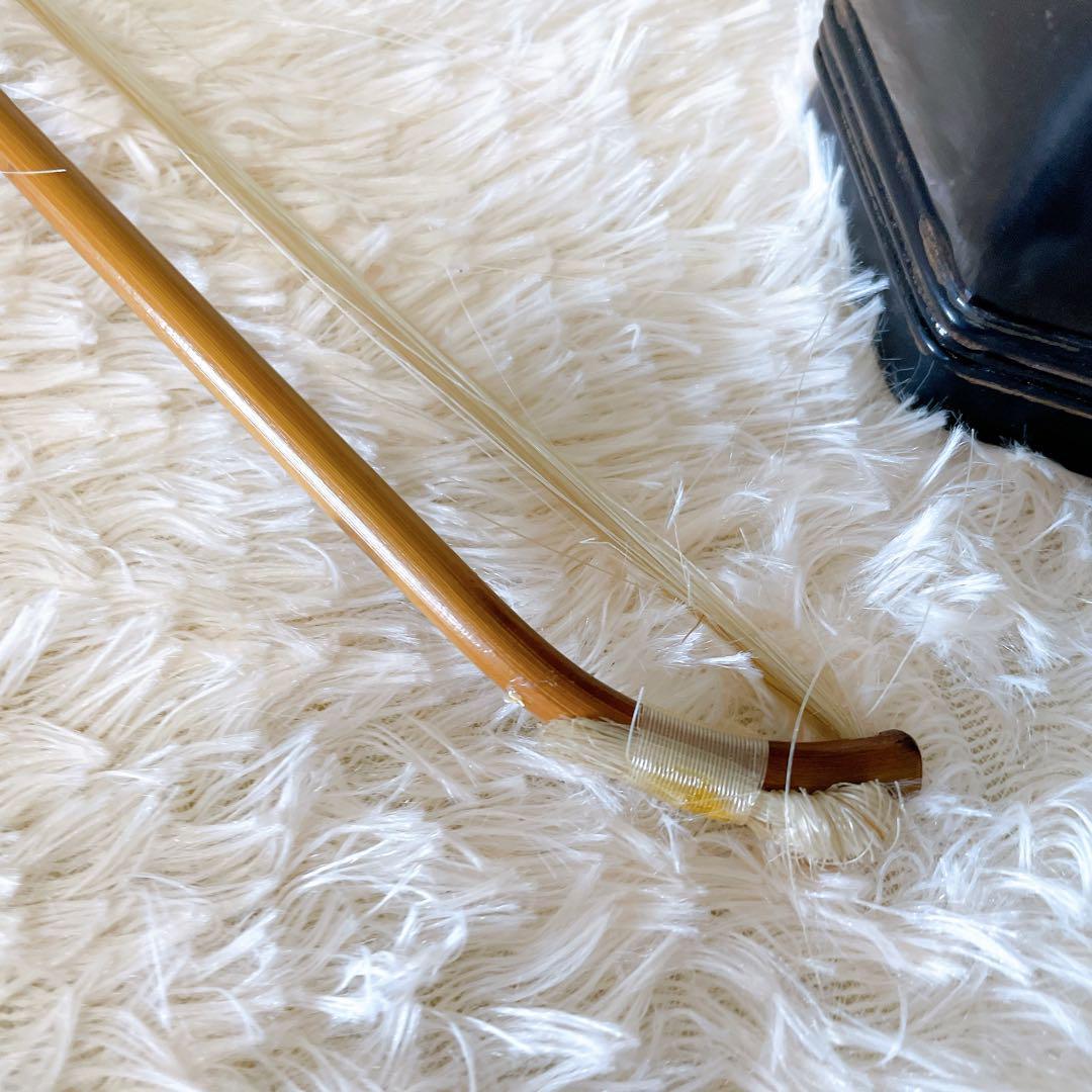 【音出しOK】二胡　蛇皮製　ハードケース付き