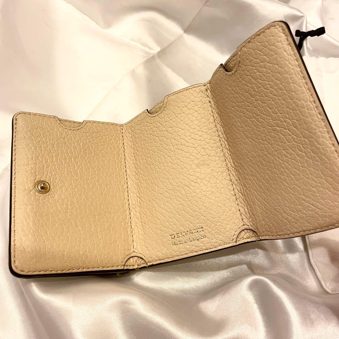 【良品】現行モデル DELVAUXデルヴォー　3つ折財布 レザー