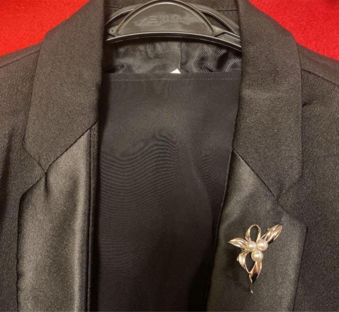 ミキモトシルバーパールブローチ ☆３珠☆現行完売品☆