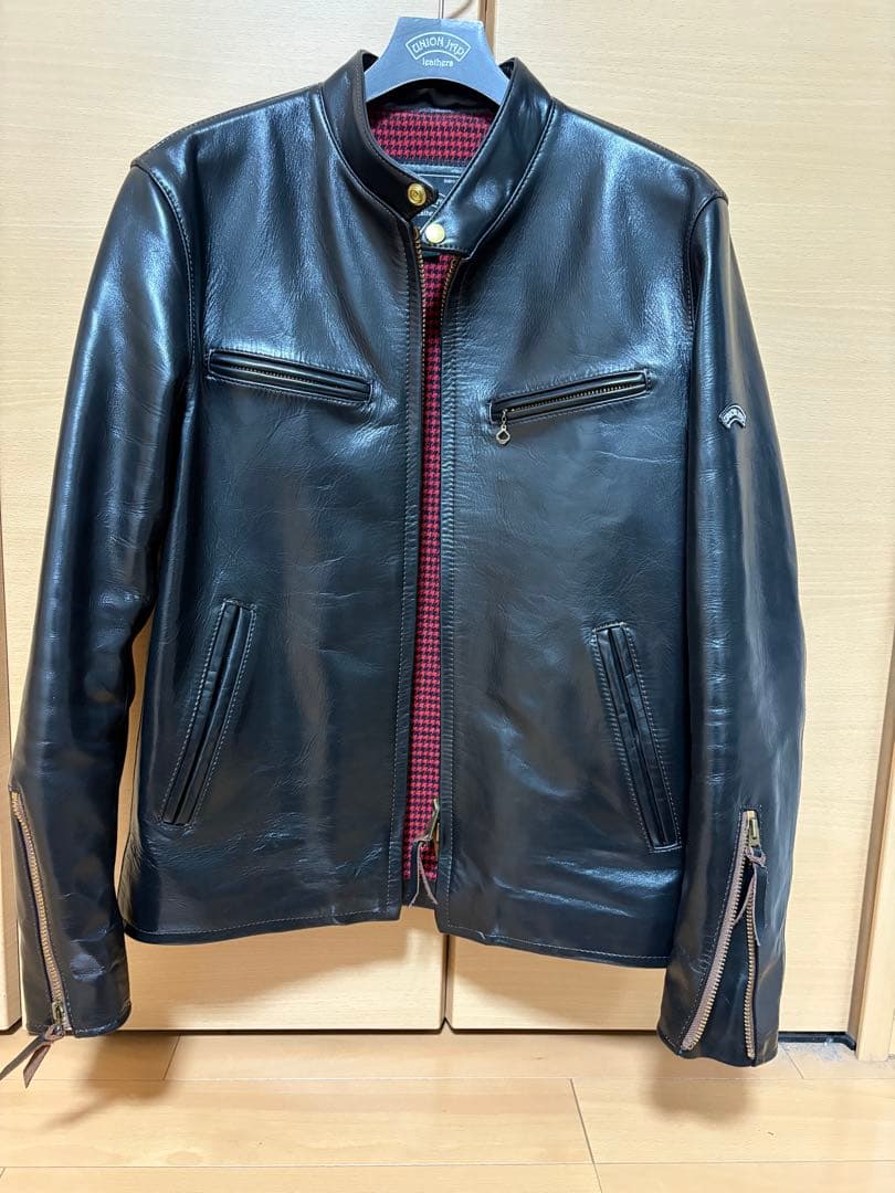 Y’2レザー　ユニオンジャップ　レザージャケット
