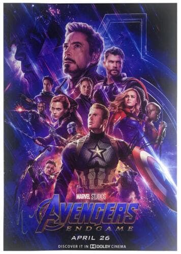 直筆サイン入り写真 アベンジャーズ4 マイティソー ケヴィンファイギSA鑑定済