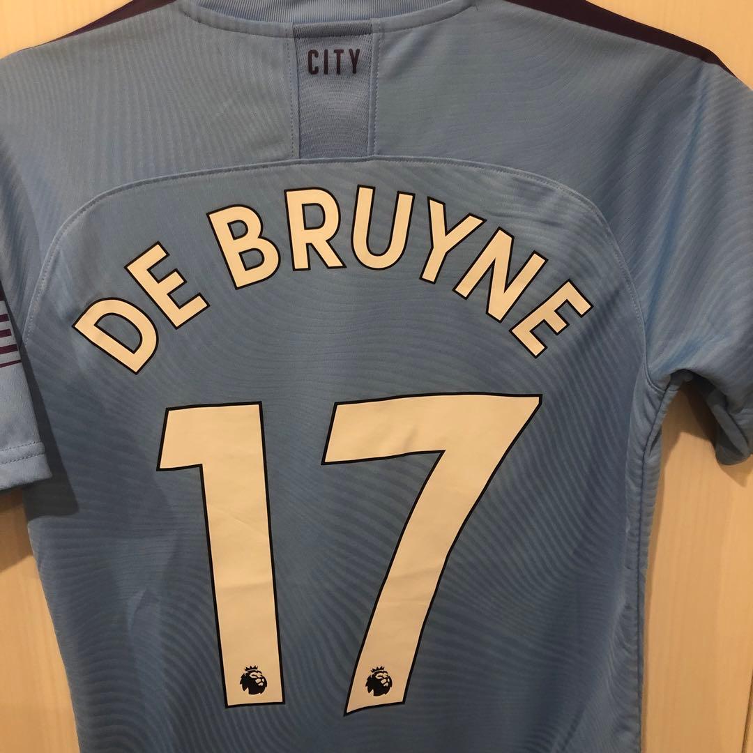 『正規品/優勝パッチ』マンチェスターシティ18/19 デ・ブライネ