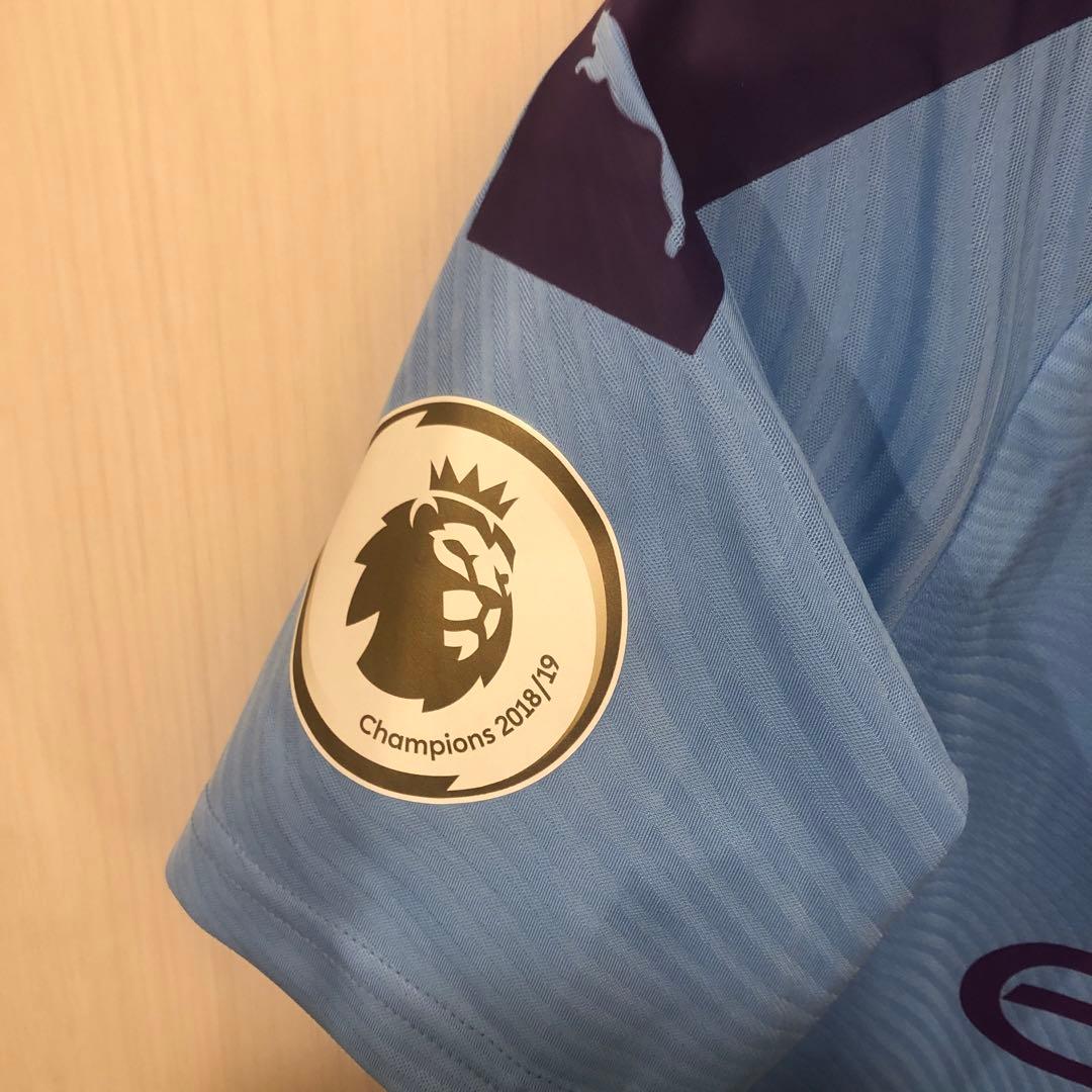 『正規品/優勝パッチ』マンチェスターシティ18/19 デ・ブライネ