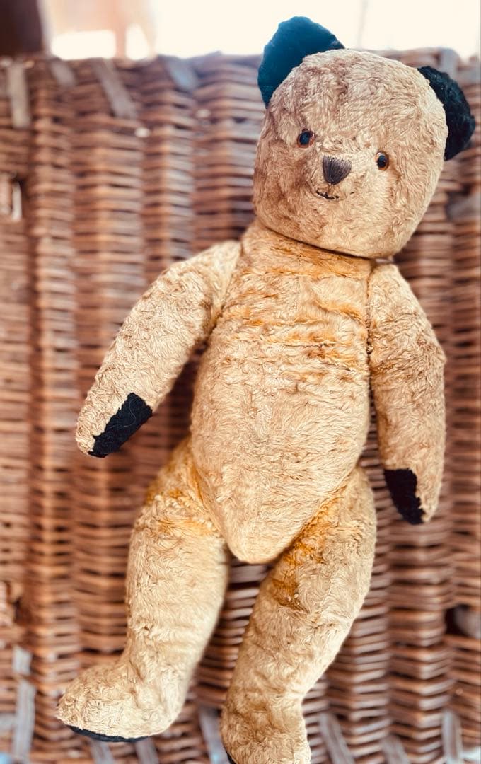 +..。*大きなスーティーベア　ヴィンテージ ベア　アンティークベア..。*゜+