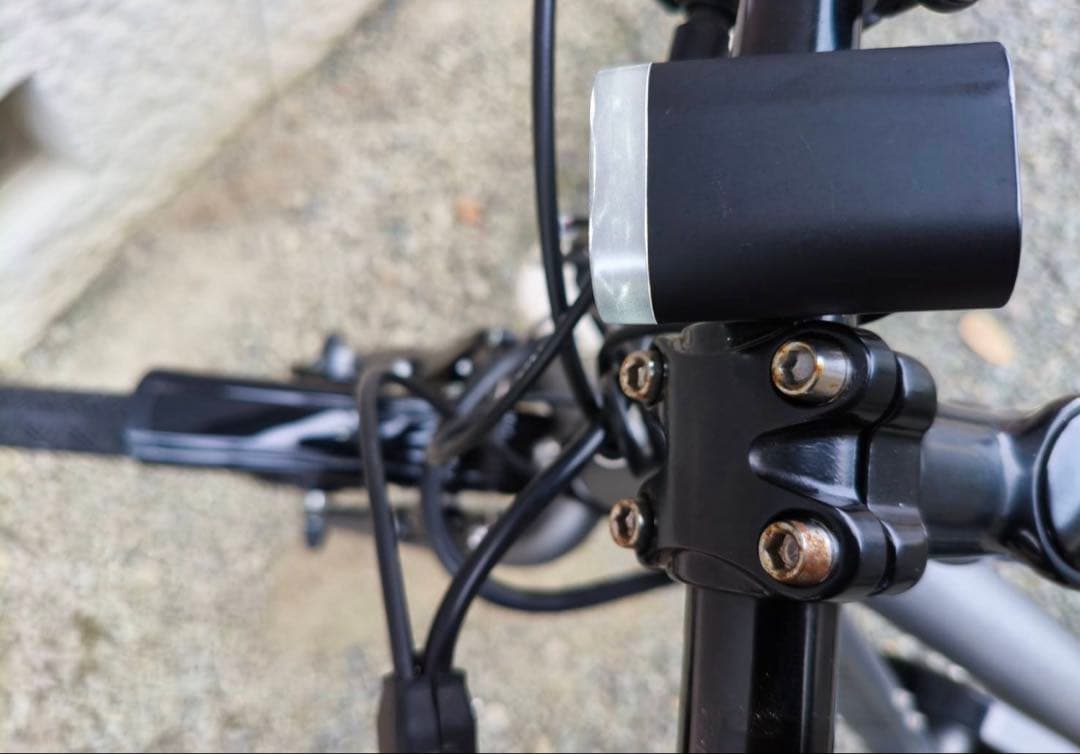 ブリヂストン　電動アシスト自転車 グレー 27インチ