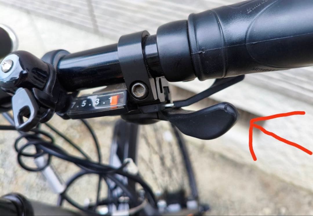 ブリヂストン　電動アシスト自転車 グレー 27インチ