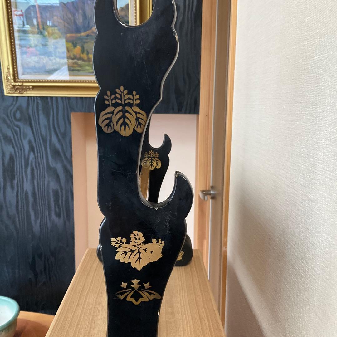 蒔絵鳳凰五七桐文刀掛　江戸時代中期頃