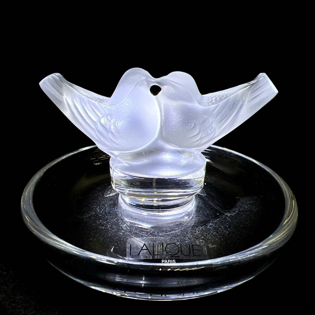 ラリック　リングトレー　横幅約9.5㎝　東Y7-1128☆1F