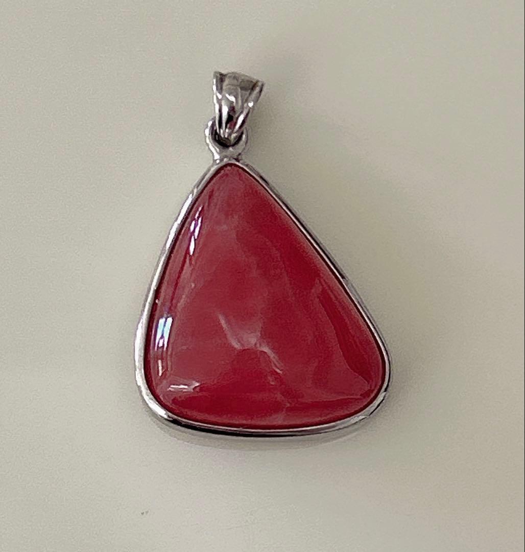 ペンダントトップ#インカローズ14g 枠はシルバー925