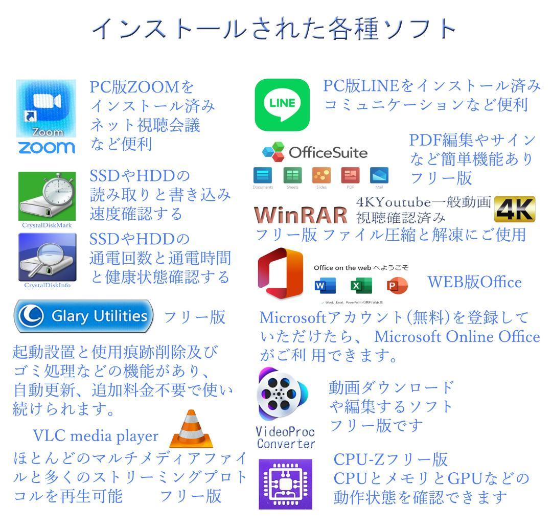 Windowsデスクトップ Intel Core i7-8700 16GB/256GB SSD+1.5TB