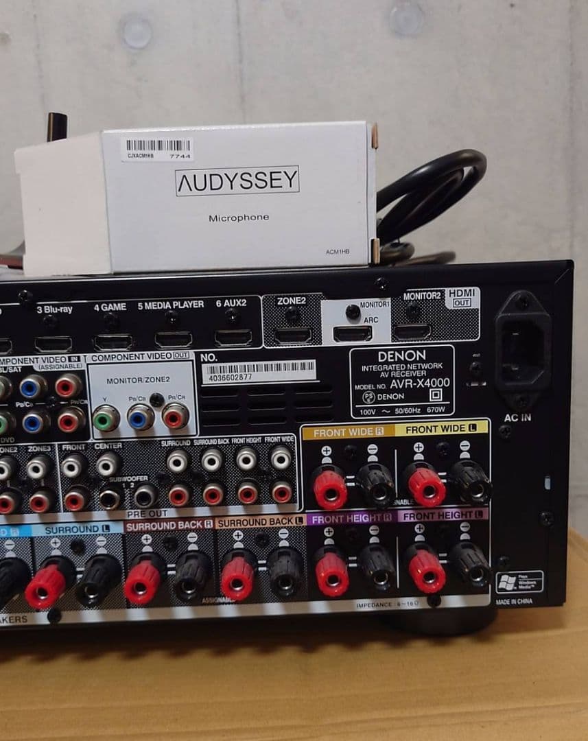 【美品・低使用頻度】DENON AVR-X4000 7.1ch AVアンプ