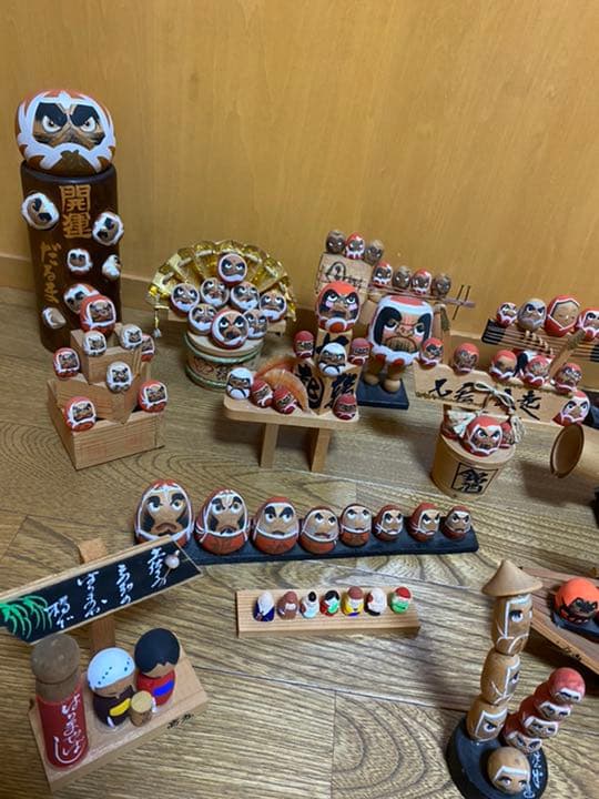 希少 だるま 大量 約50点 日本各地 1960年代 達磨 郷土玩具 民芸品