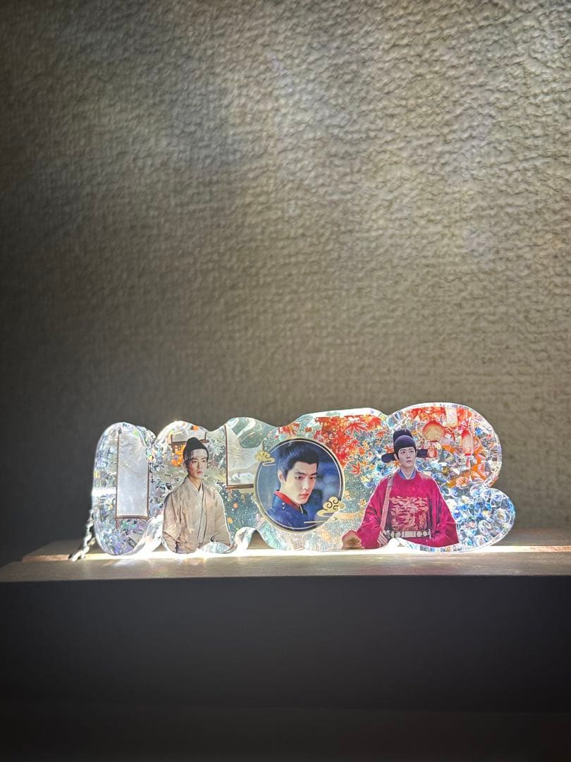 肖戦 厚いレジン置物です&バッグチャームに&ナイトライトにもなります❣️8点③