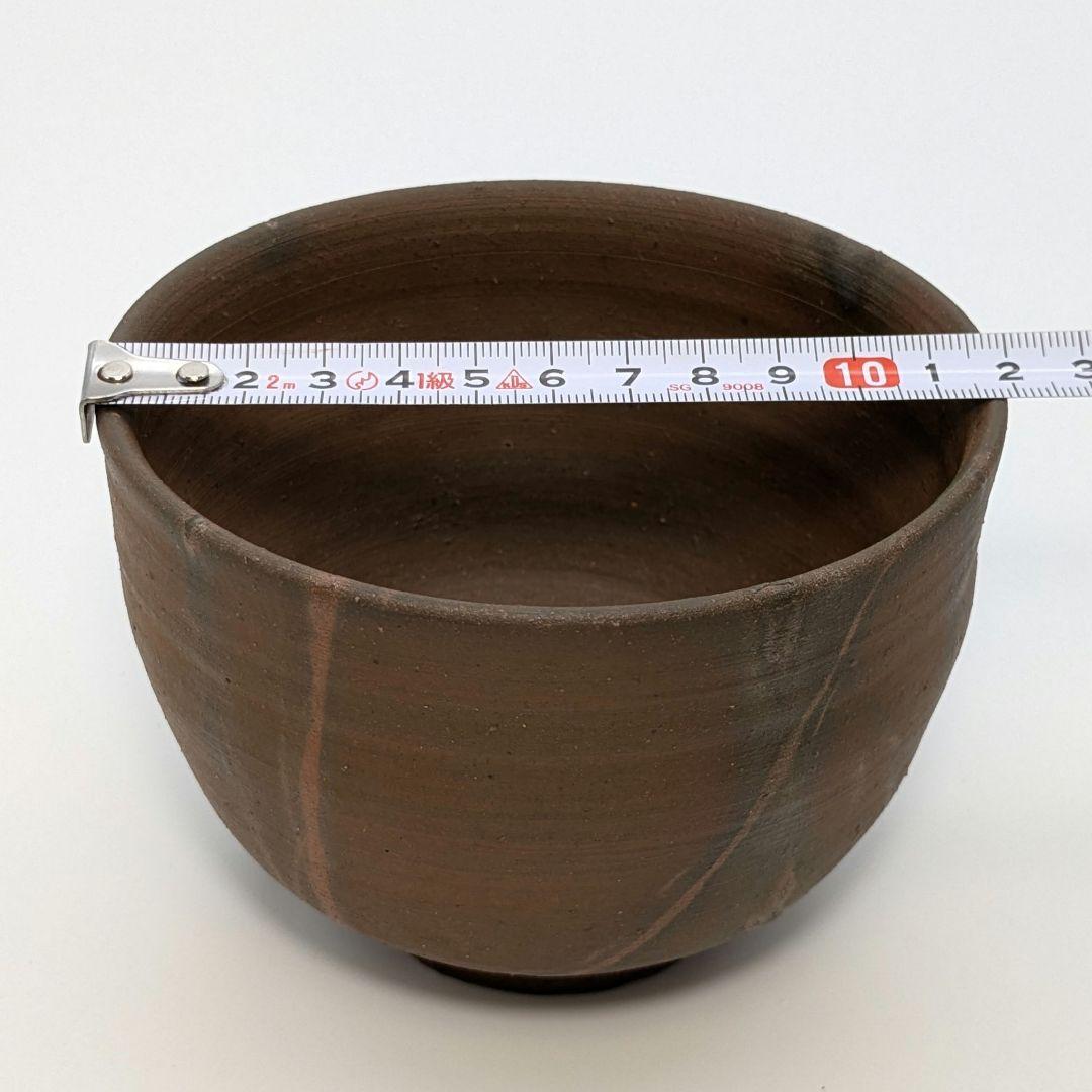 岡山県重要無形文化財 浦上善次 備前焼 緋襷茶盌 共箱 抹茶碗 抹茶茶碗 茶道具