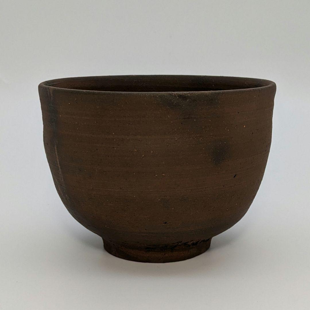 岡山県重要無形文化財 浦上善次 備前焼 緋襷茶盌 共箱 抹茶碗 抹茶茶碗 茶道具