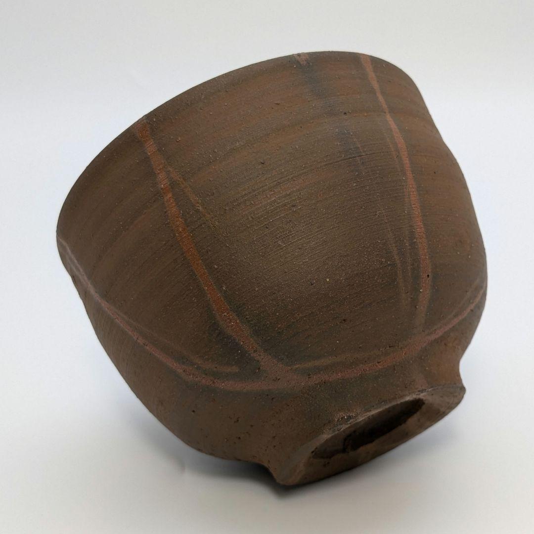 岡山県重要無形文化財 浦上善次 備前焼 緋襷茶盌 共箱 抹茶碗 抹茶茶碗 茶道具