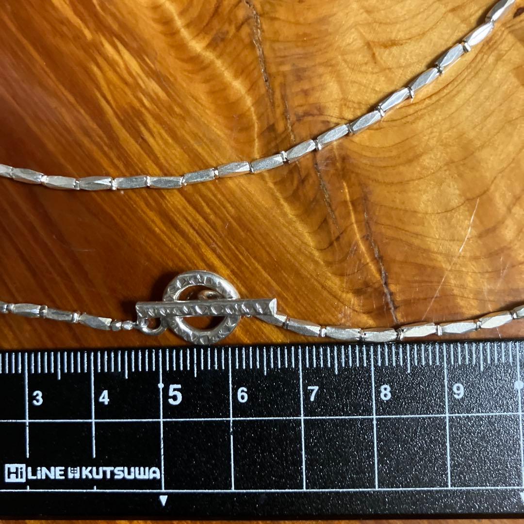 カレンシルバー　ロングネックレス94cm