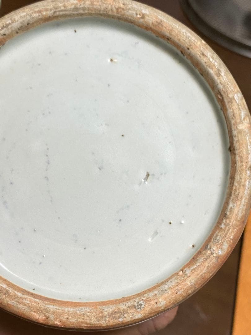 清時代　青花梅瓶　蓋付　中国美術　骨董品