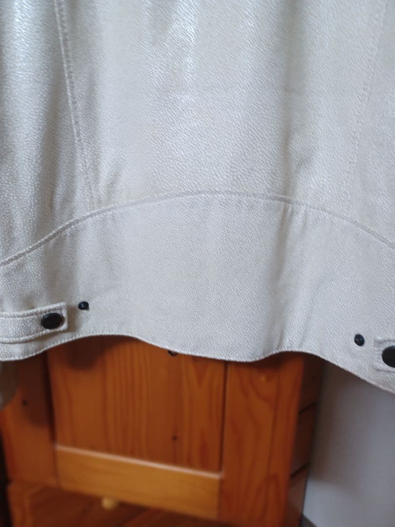 ゴートレザー セミダブルライダースジャケット極美品