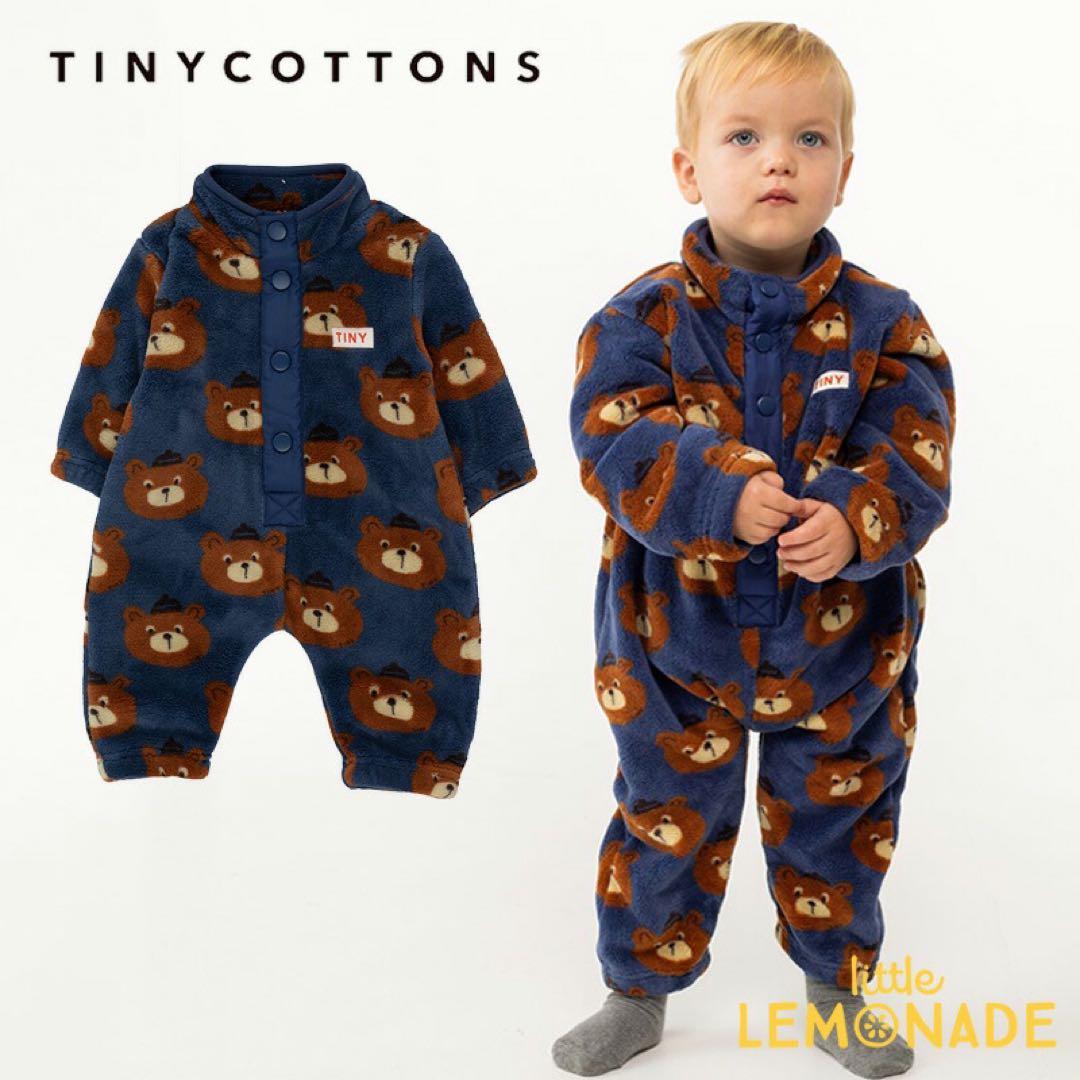 【美品】TINYCOTTONS (タイニーコットンズ)フリースロンパース
