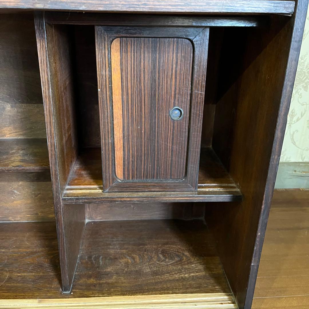 【アンティーク】木製 天然木 茶棚 茶箪笥 水屋箪笥 飾り棚 食器棚 時代家具