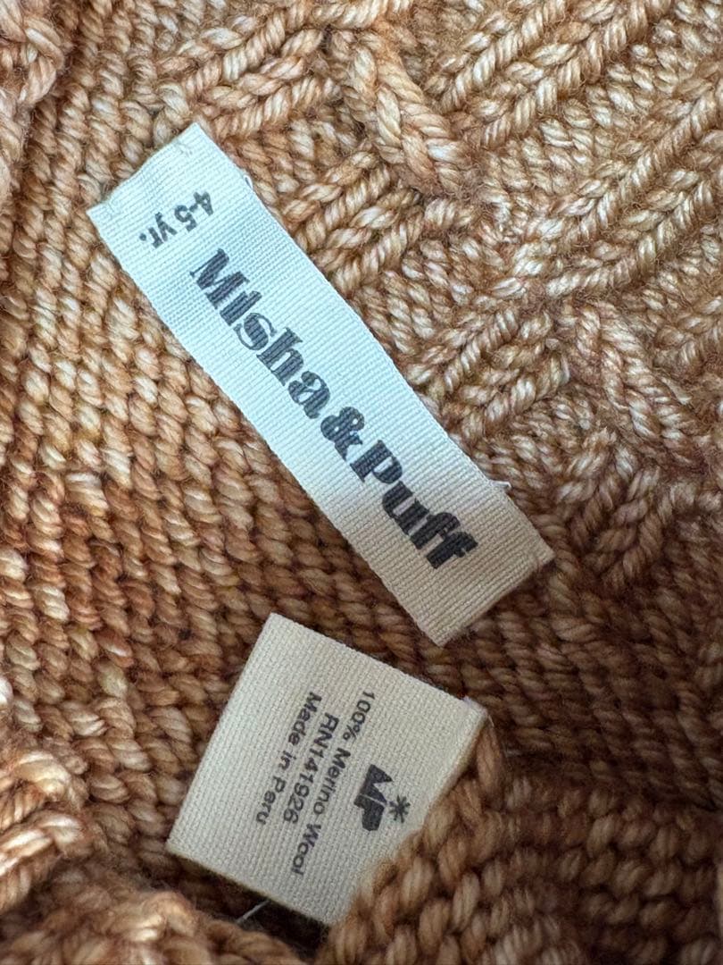 Misha & Puff スケポン　ニットスカート 4-5Y