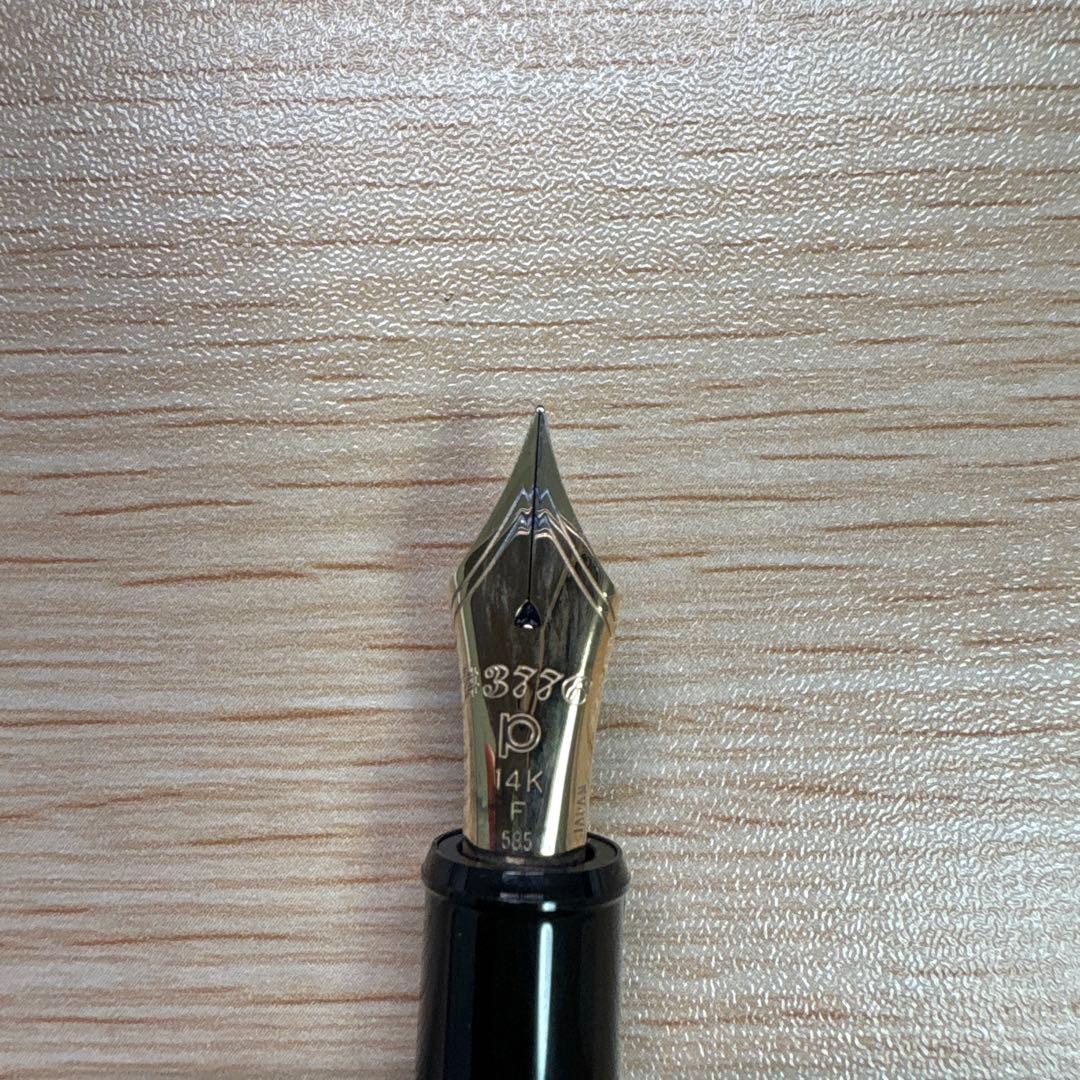 プラチナ万年筆　センチュリー3776　F(細字)　ブラック