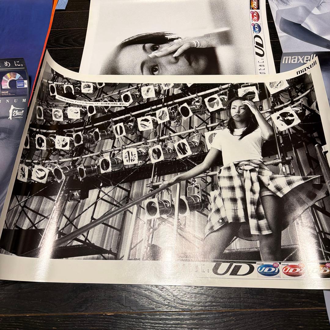 安室奈美恵　12枚　A2サイズ　ポスター　当時品　マクセル　非売品