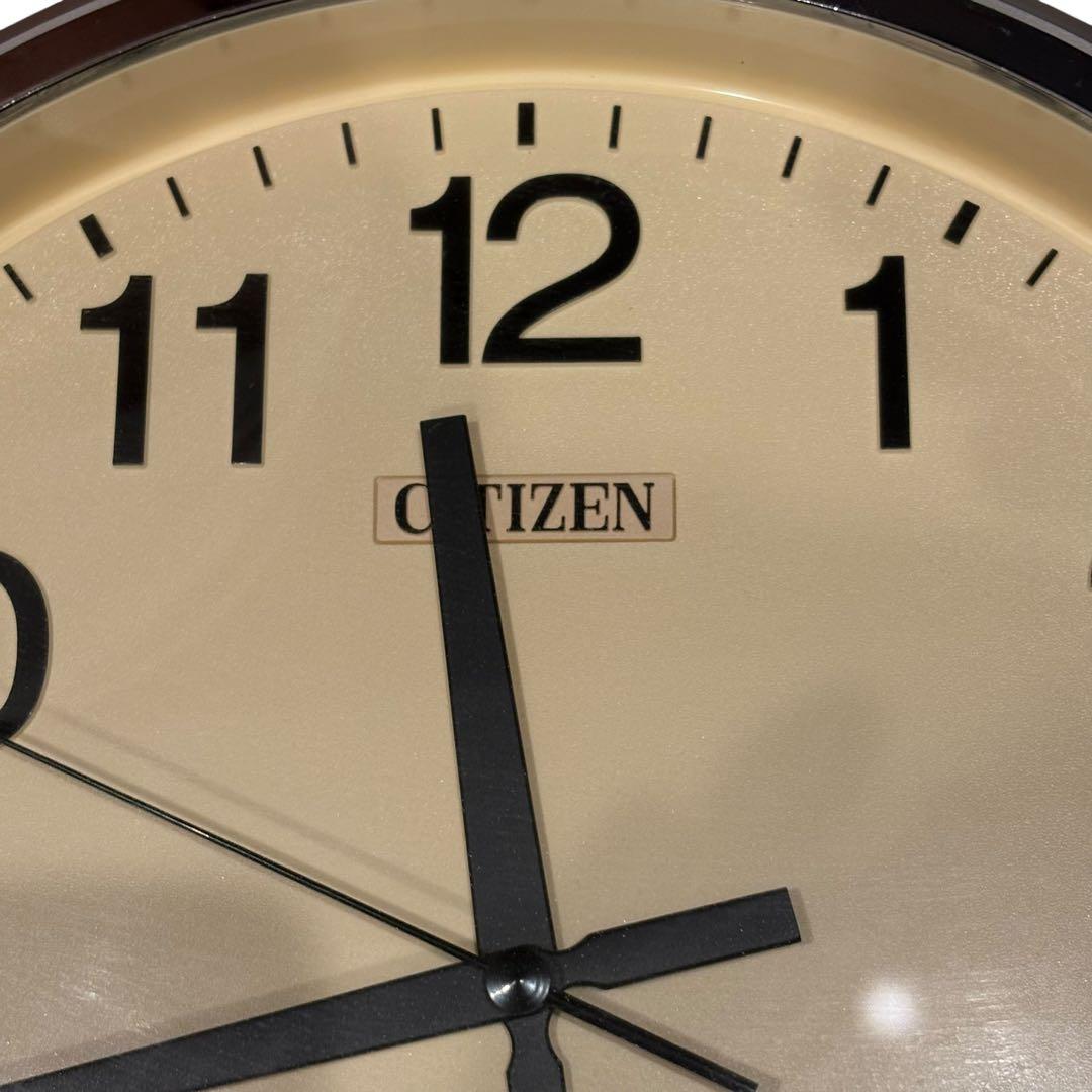 壁掛け時計　昭和レトロ　CITIZEN 学校の教室にあったあの時計