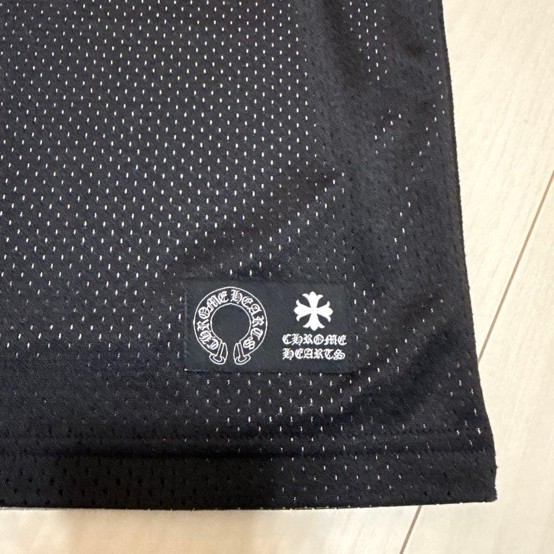 【新品】クロムハーツ リバーシブルメッシュタンクトップ ブラック×シルバー L