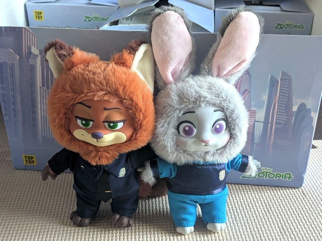TOPTOY　ズートピア　ニック　ジュディ　ディズニー