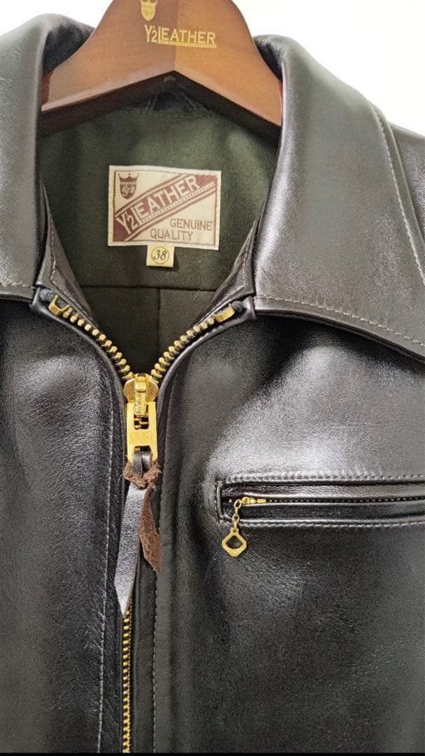 Y'2 LEATHER（ワイツーレザー）・LR-47・サイズ38