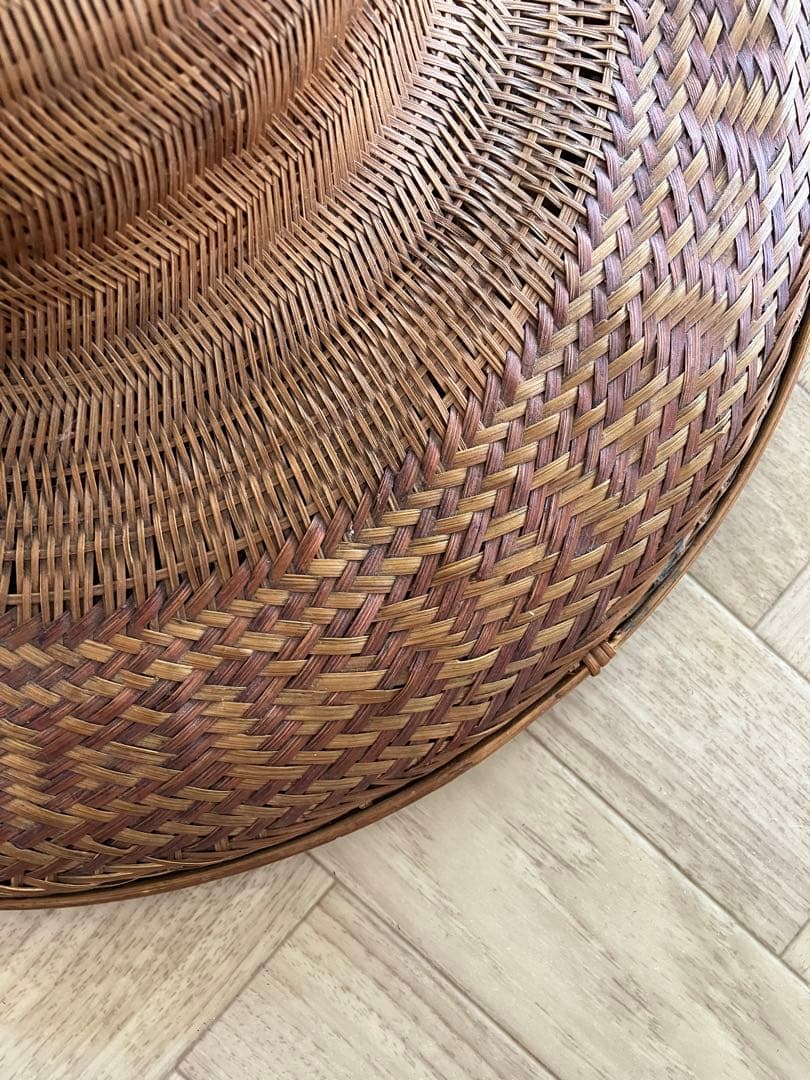 フランス ビンテージ 手編みの帽子