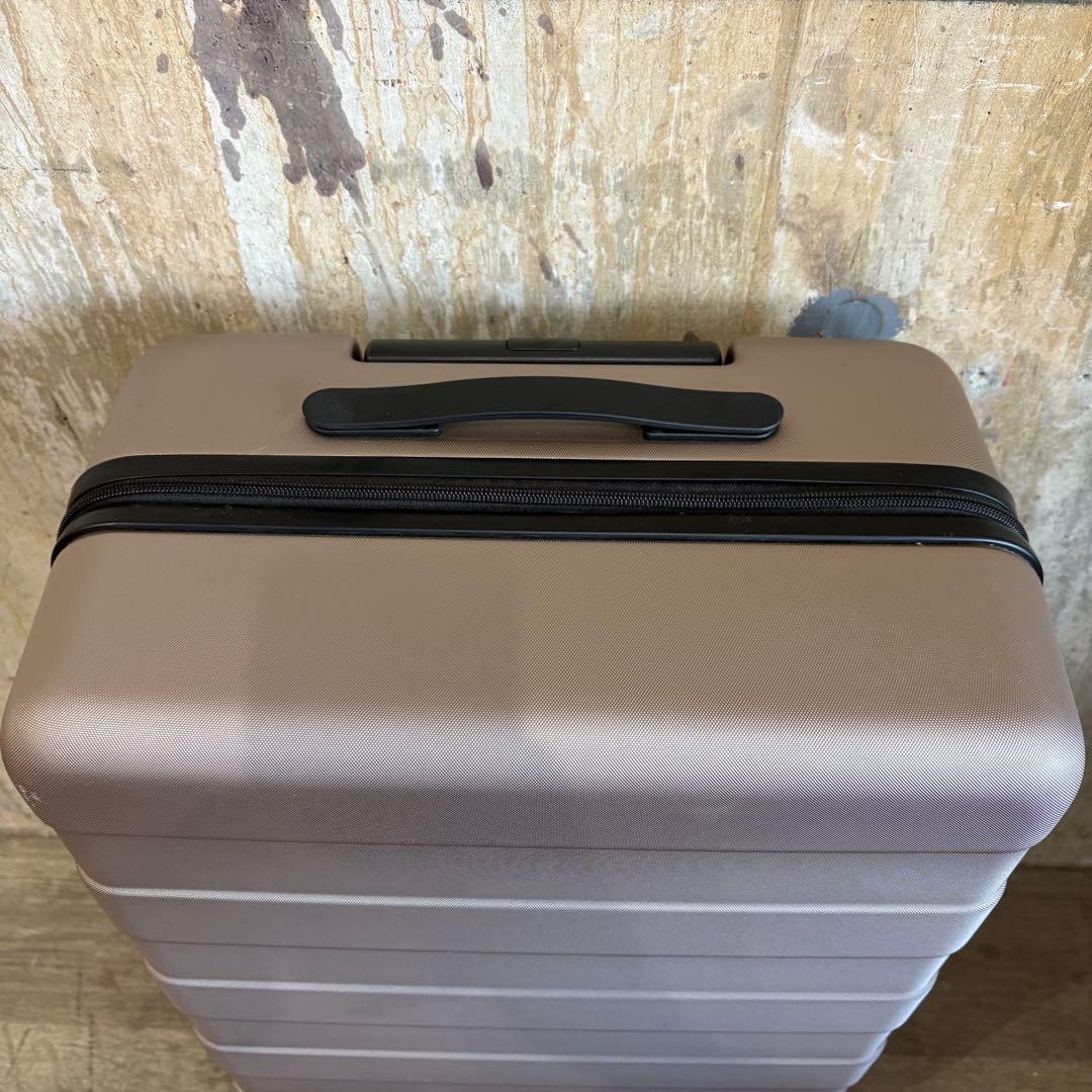 無印良品　キャリーバーの高さを自由に調節できる ハードキャリーケース 63L