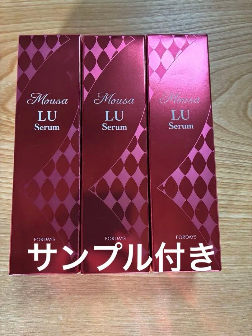 フォーデイズ　ムーサ LU セラム tia 3本セット　サンプル5g付き