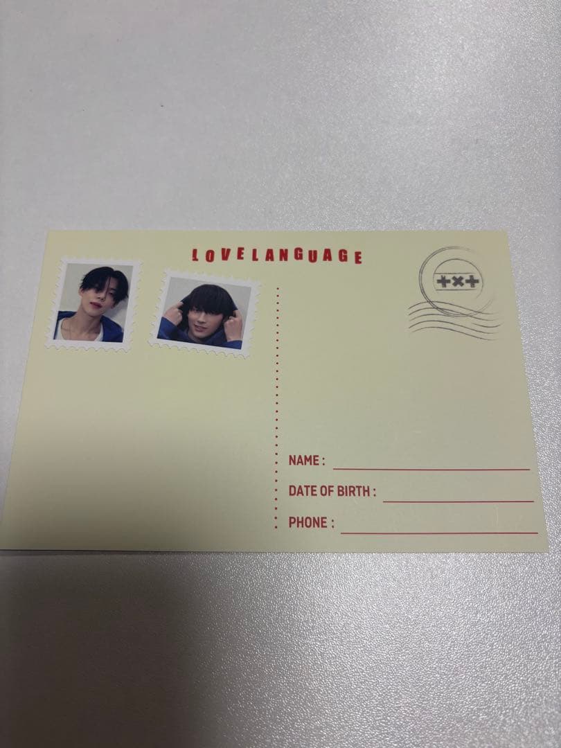 TXT Lovelanguage サノクセット　スビンフォトスタンド