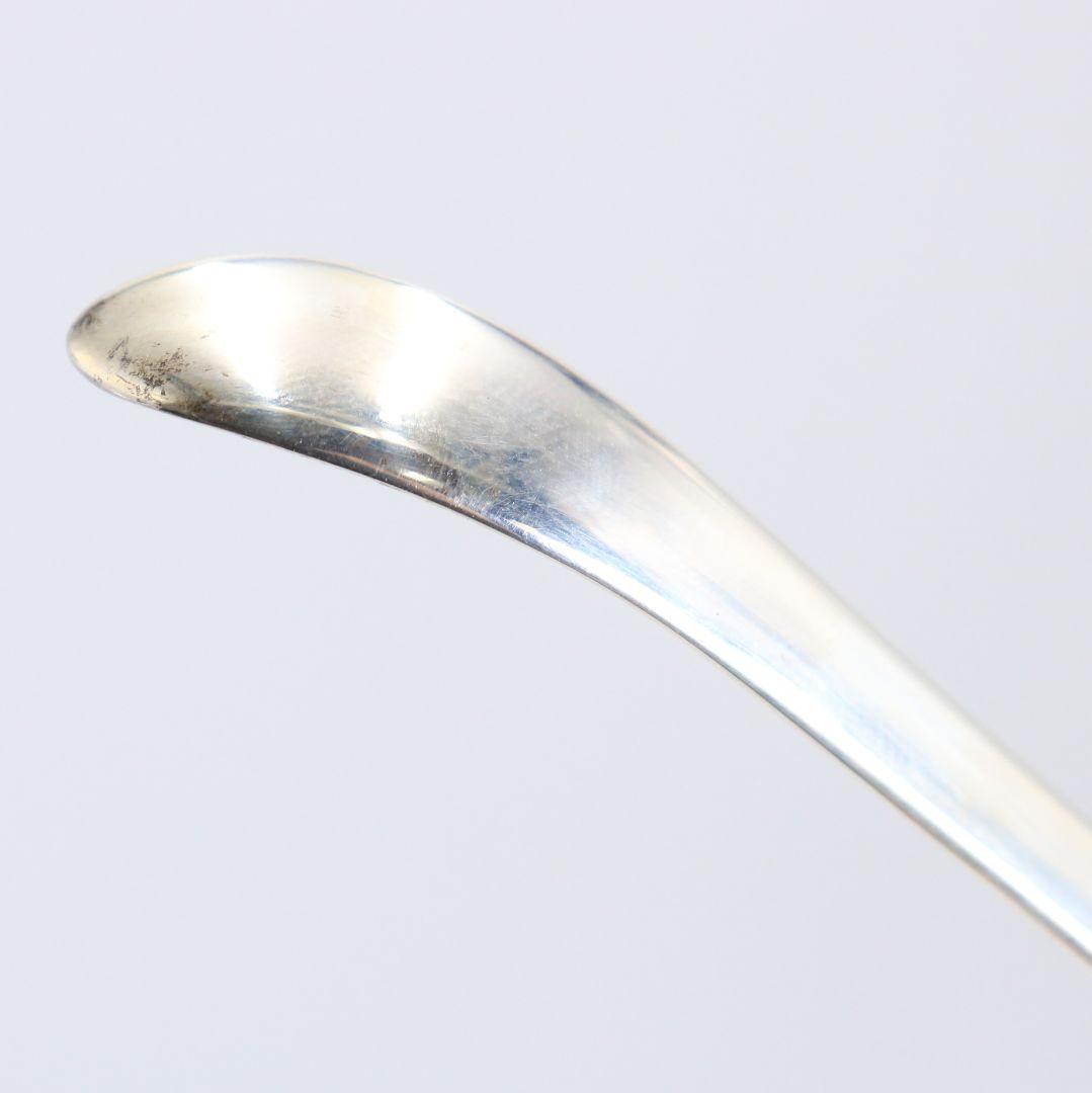 銀製茶杓 刻印有り 約15g 茶道具　V859　N6