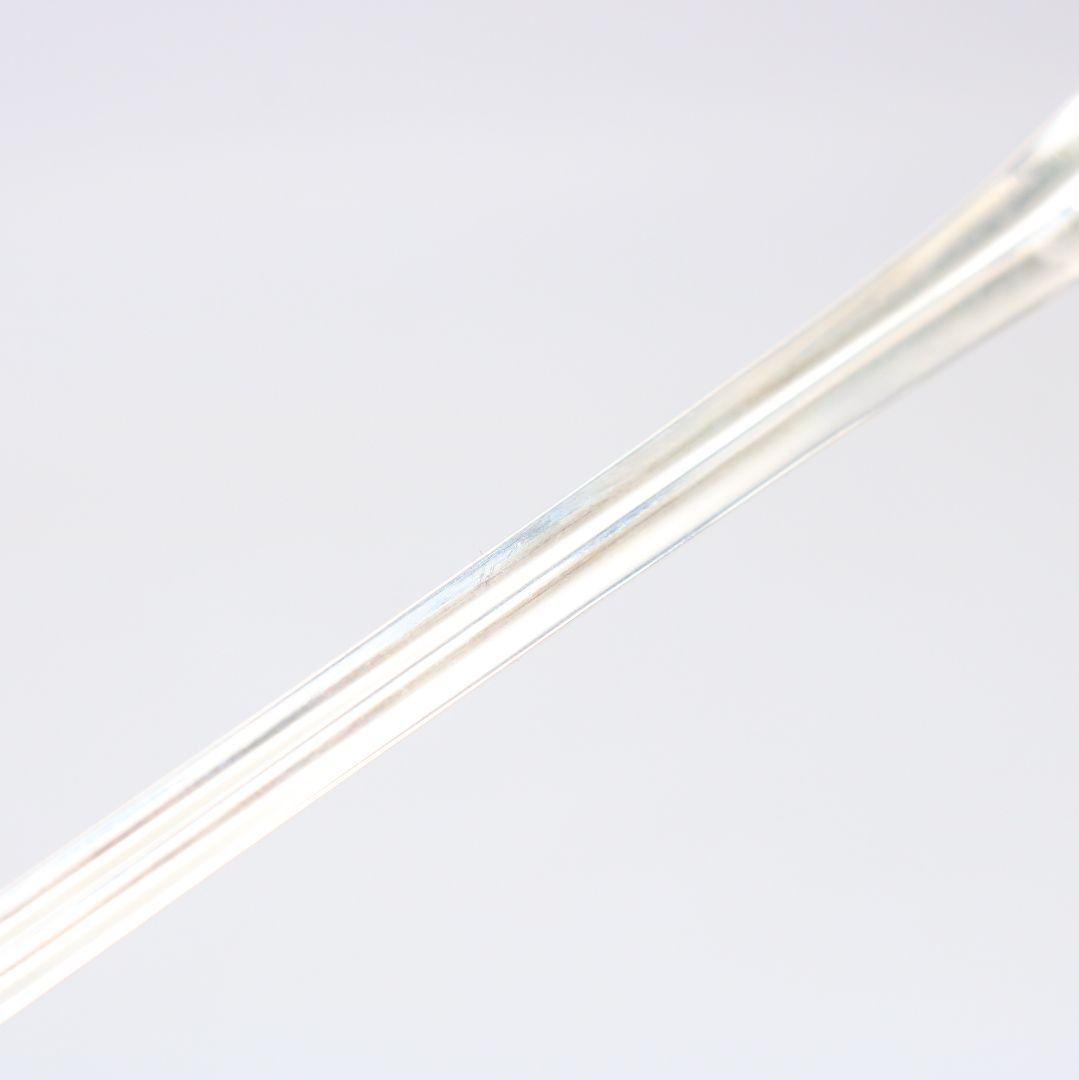 銀製茶杓 刻印有り 約15g 茶道具　V859　N6