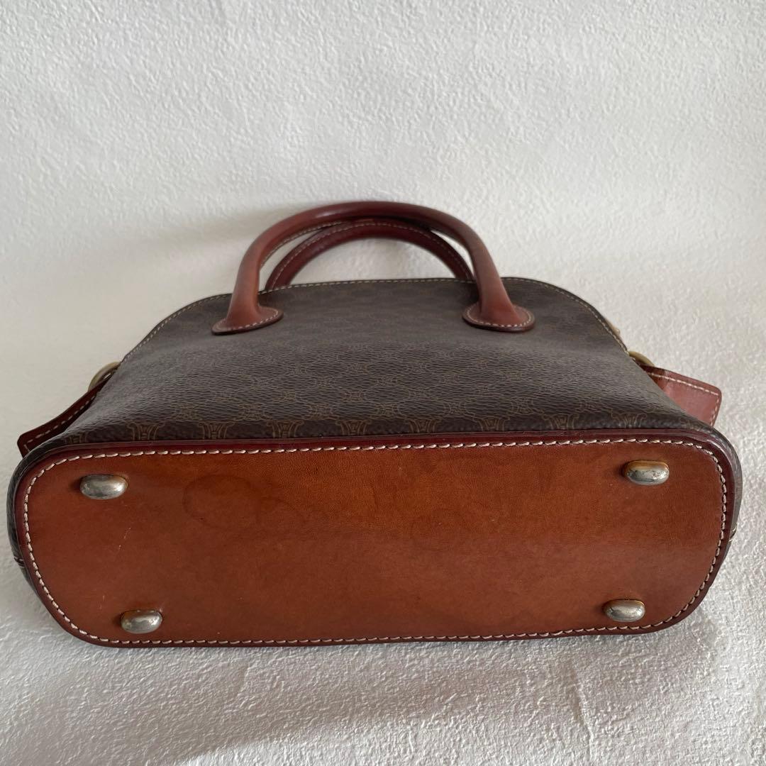 CELINE セリーヌ マカダム柄 ハンドバッグ ヴィンテージ　ジャンク