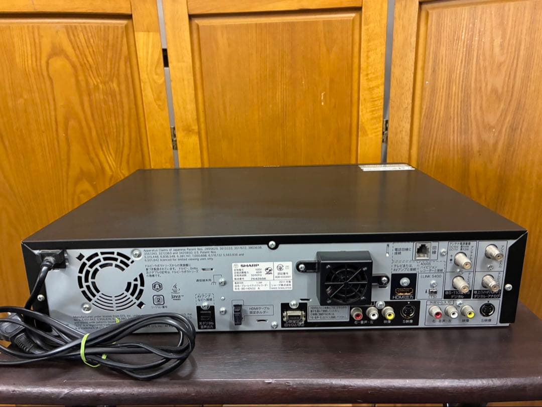 SHARP AQUOS Blu-ray/DVDレコーダー