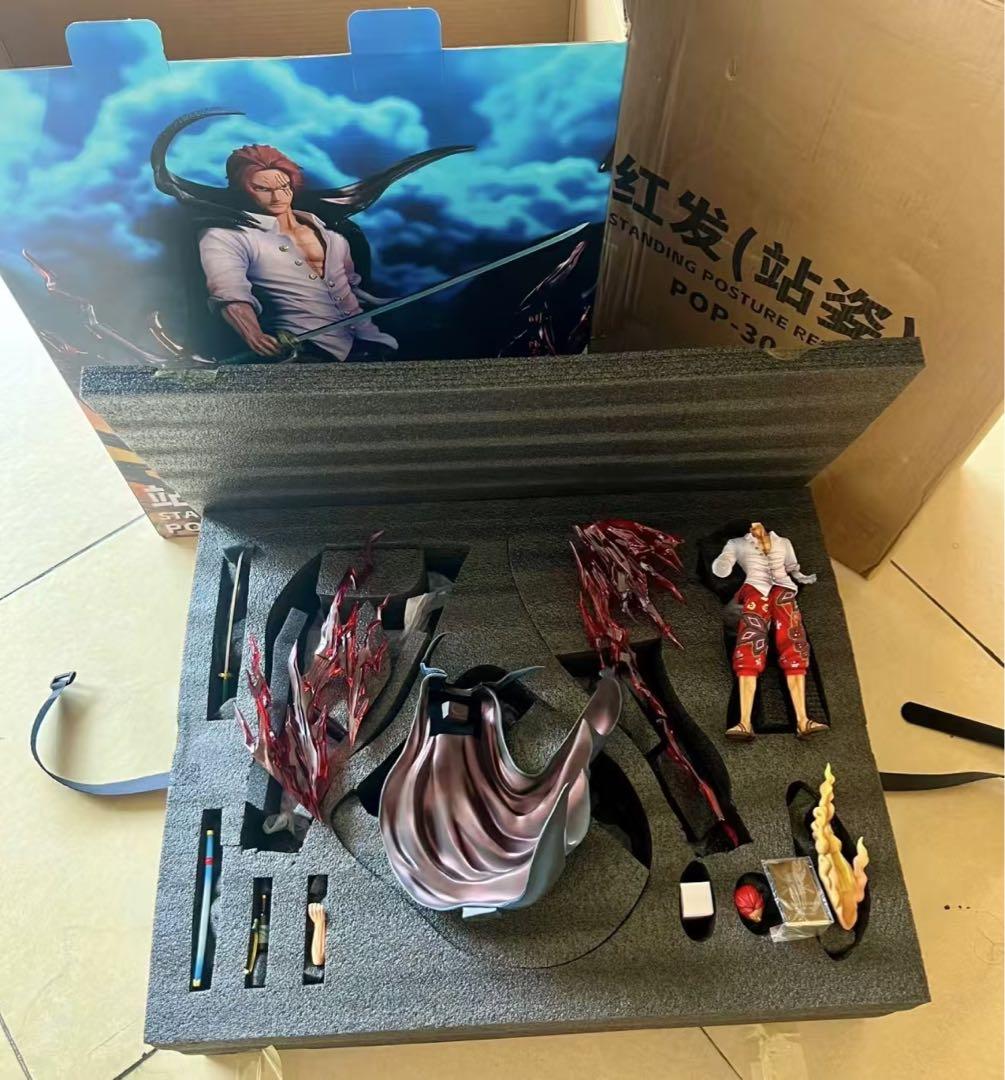 ワンピース 赤髪 シャンクス ガレージキット ガレキ スタチュー③②