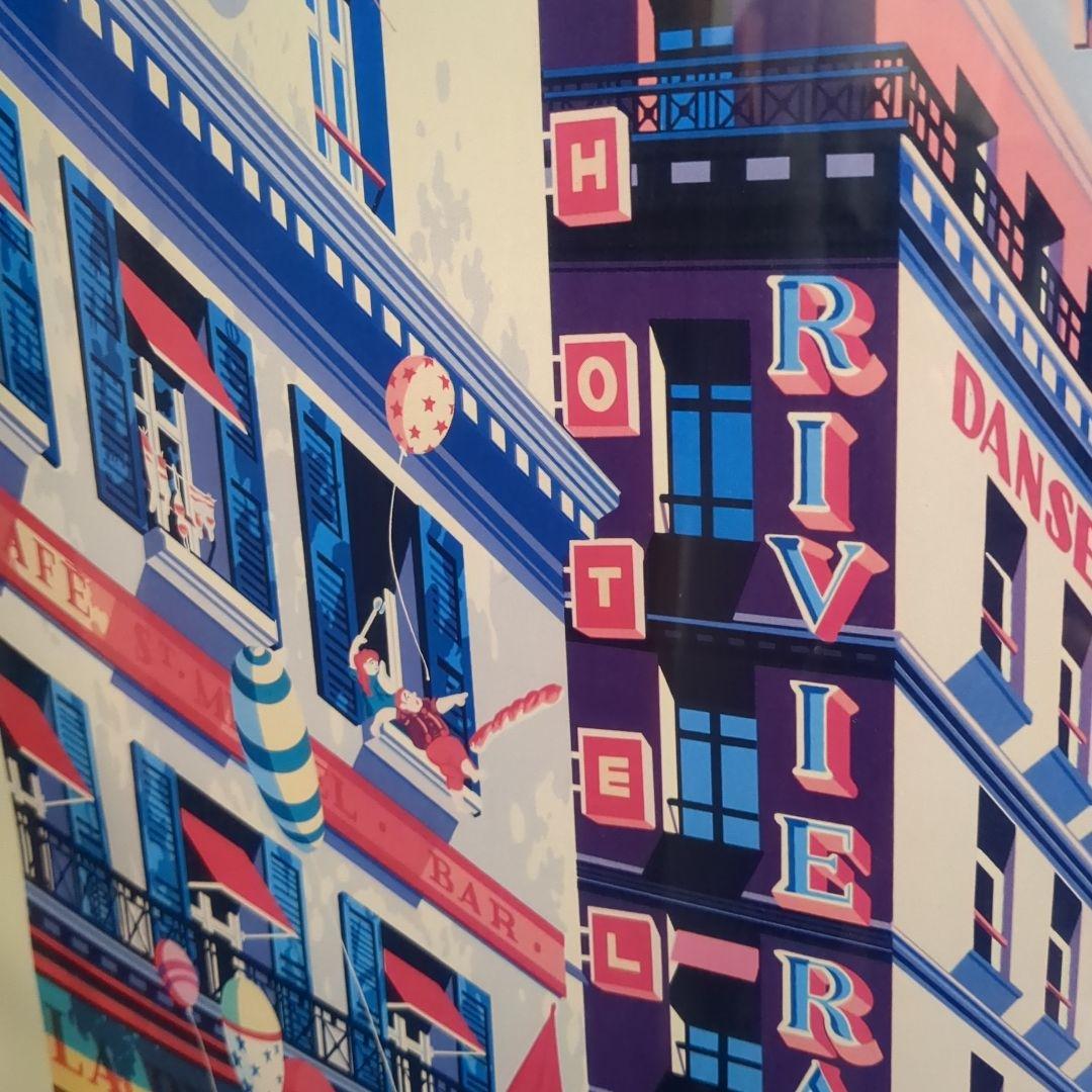 ヒロ・ヤマガタ　ポスター②　絵画　アンティーク　インテリア　雑貨　版画　油絵