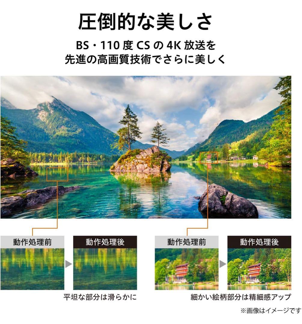 REGZA55V型地上・BS・110度CSデジタル4Kチューナー内蔵LED液晶